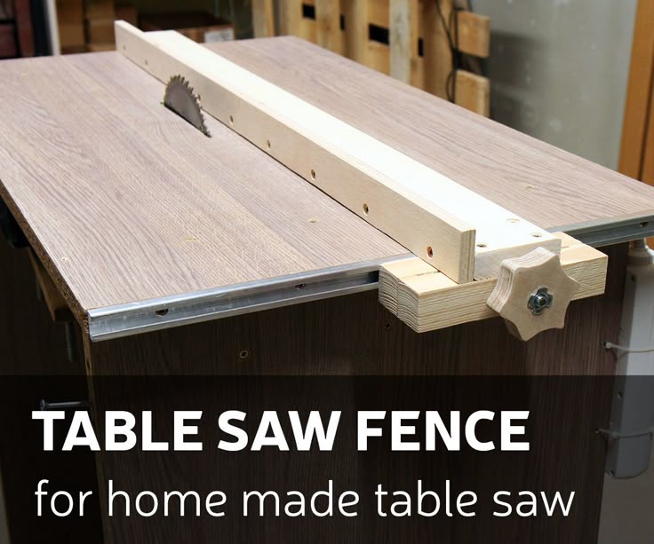 How to Make a Table Saw Fence for Homemade Table Saw | Diy
